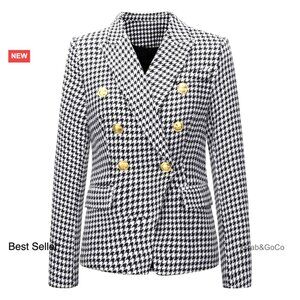 Vintage Double Breasted Slim Fit Blazer Jacket Classic Elegant Chic Y2K